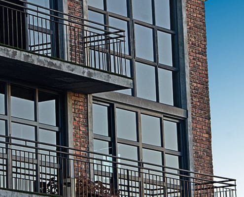 Metal Windows - Castle Brewery - Outside Windows