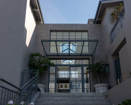 House Booth - Metal Windows - Outside View