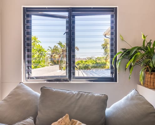 Metal Windows - Lounge View - Couch