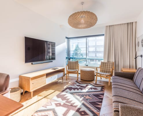 Tollman - Kaplan apartment Sea Point - Aluminium - Lounge