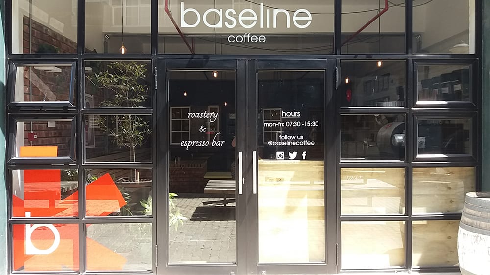 Baseline coffee - aluminium doors - Metal windows