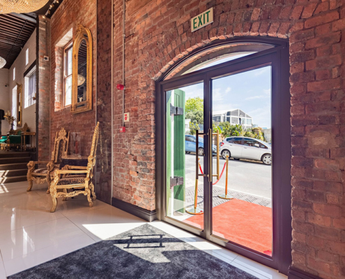 Signature Luxe Hotel - Metal Windows - Main Entrance - Aluminium Windows