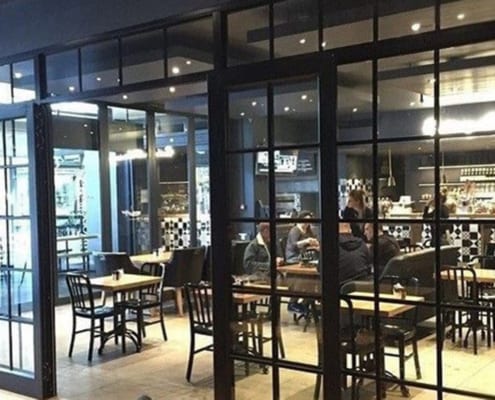 Steel Doors - Metal Windows - Aluminium Windows Restaurant