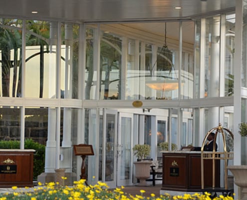 Table Bay Hotel - Metal Windows - Glasses