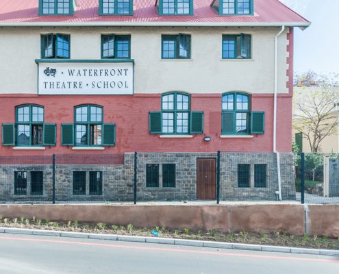 The Waterfront Theatre School - Metal Windows - Billboard View The Waterfront Theatre School - Metal Windows - Billboard View