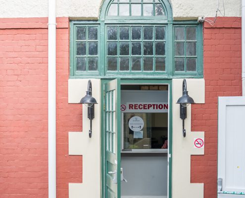 The Waterfront Theatre School - Metal Windows - Reception View The Waterfront Theatre School - Metal Windows - Reception View
